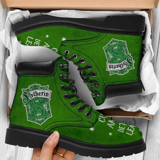 Harry Potter Slytherin Timbs Boots Custom Shoes For Fan-Gear Wanta