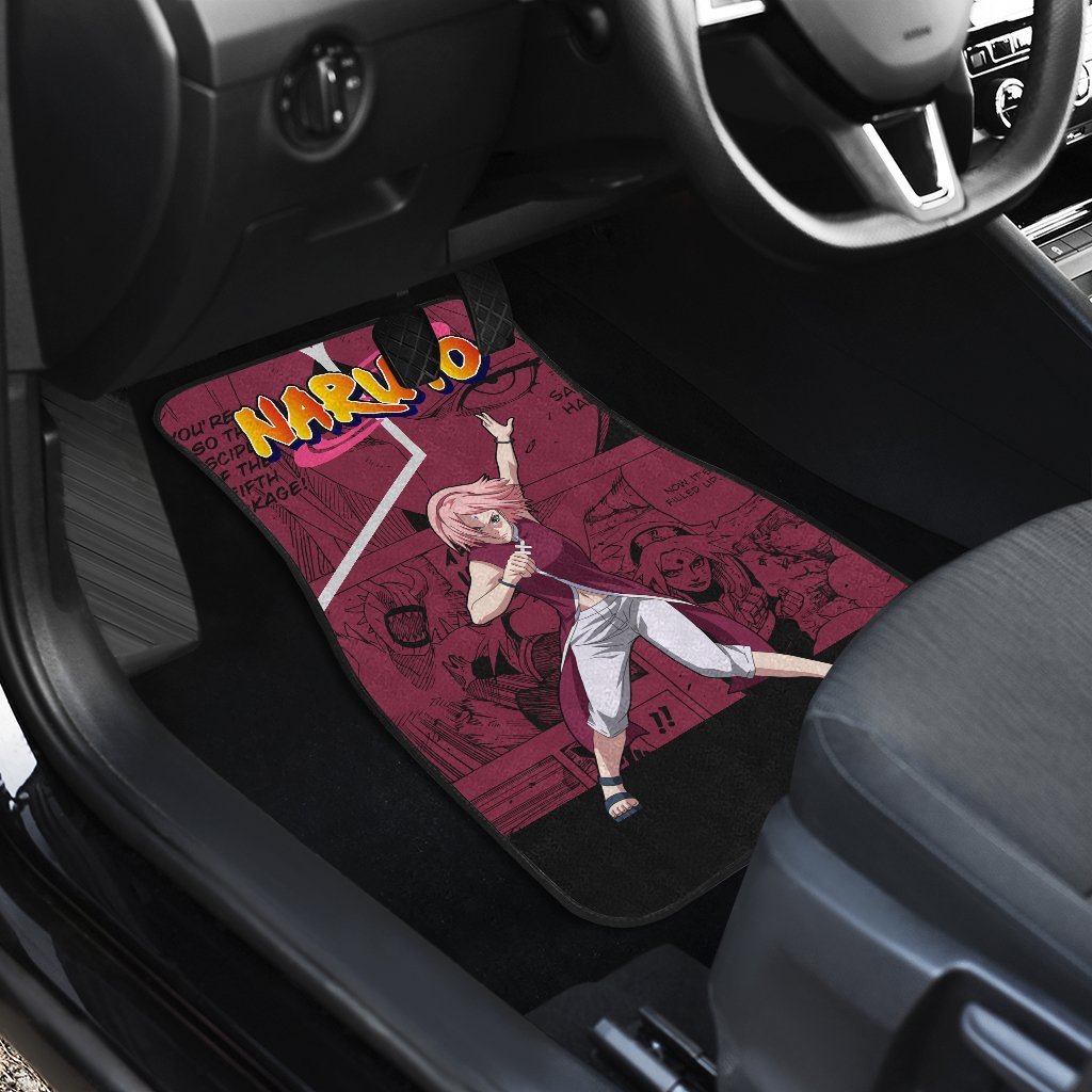 Haruno Sakura Car Floor Mats NRT Anime Car Accessories-Gear Wanta