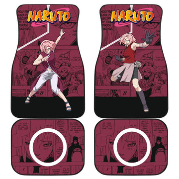 Haruno Sakura Car Floor Mats NRT Anime Car Accessories-Gear Wanta