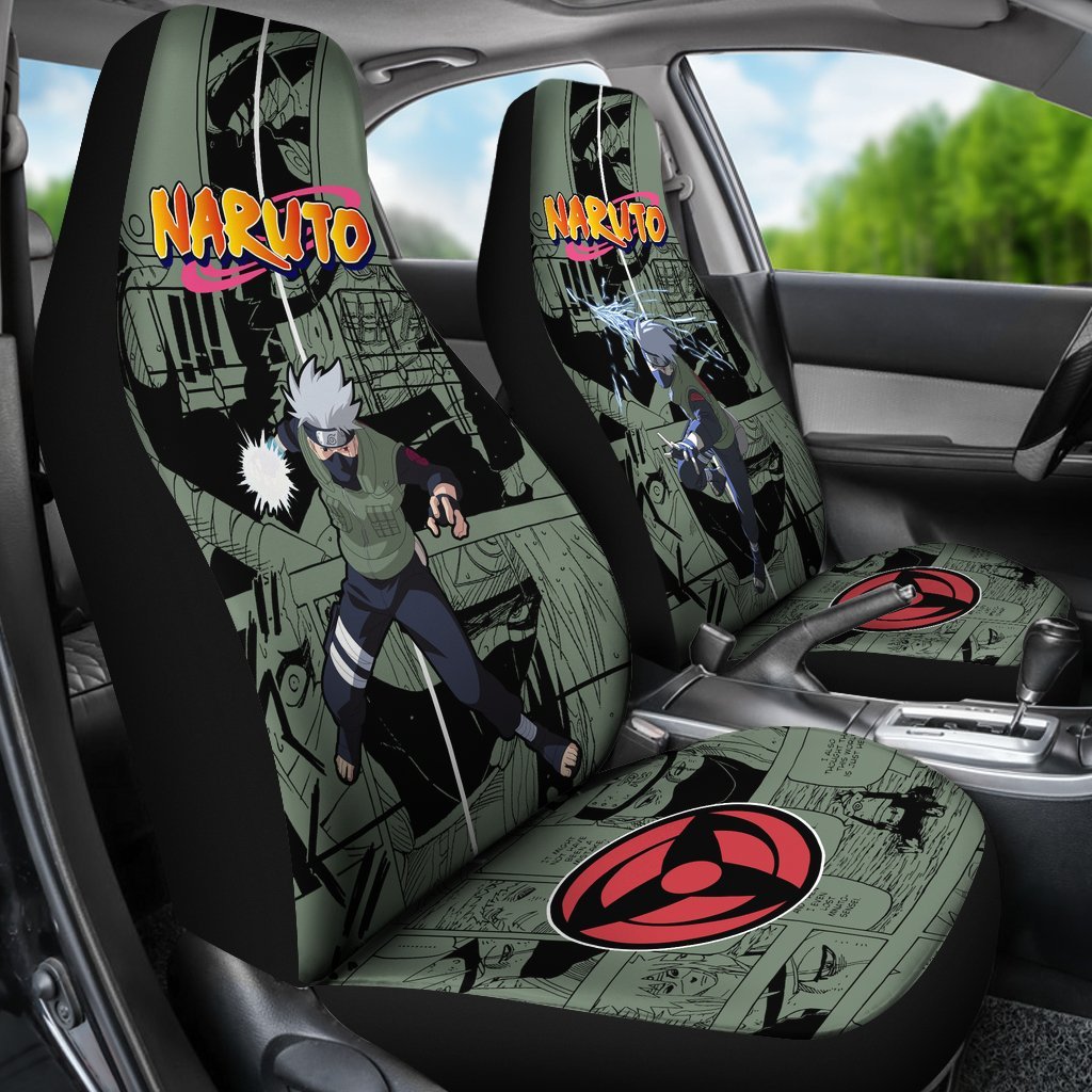 Hatake Kakashi Car Seat Covers NRT Anime Car Accessories-Gear Wanta