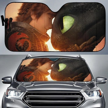 Heccup & Toothless Dragon Car Sun Shade-Gear Wanta