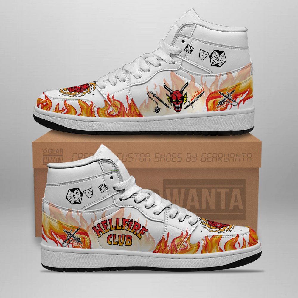 Hellfire Club Shoes Custom Stranger Things Sneakers-Gear Wanta