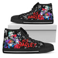 Her Joker His Harley Sneakers Couple High Top Shoes Gift-Gear Wanta