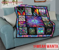 Hippie Peace Symbol Quilt Blanket-Gear Wanta