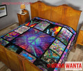 Hippie Peace Symbol Quilt Blanket-Gear Wanta