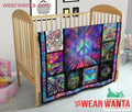 Hippie Peace Symbol Quilt Blanket-Gear Wanta