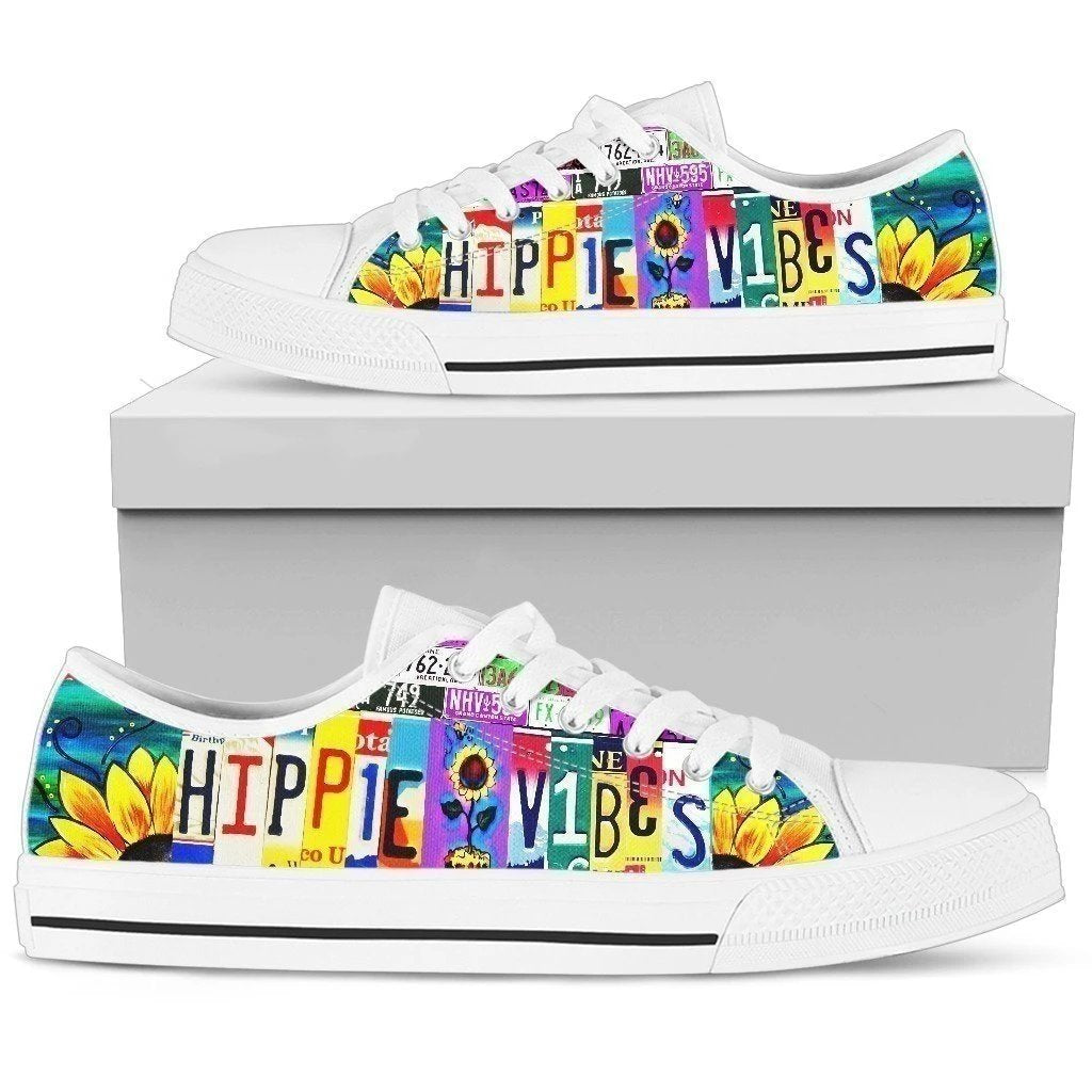 Hippie Vibes Men's Sneakers Style Funny Gift NH08-Gear Wanta