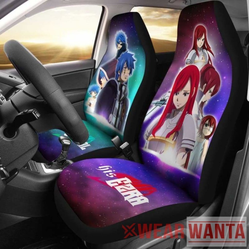 His Ezra Her Jellal Car Seat Covers Fairy Tail Anime Custom NH1911-Gear Wanta