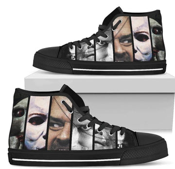 Horror Characters High Top Shoes Sneakers Custom-Gear Wanta