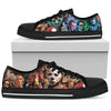 Horror Characters Low Top Shoes Custom Horror Movies Sneakers For Fans-Gear Wanta