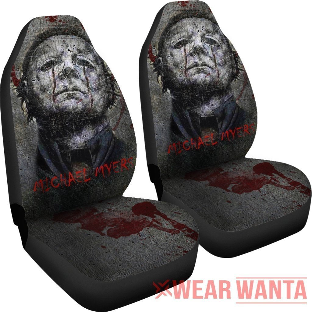 Horror Characters Michael Myers Car Seat Covers Custom Idea Nh1911-Gear Wanta