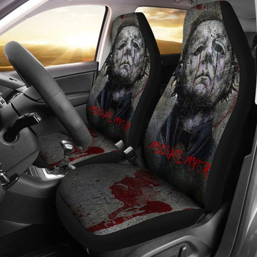 Horror Characters Michael Myers Car Seat Covers Custom Idea Nh1911-Gear Wanta