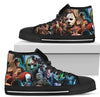 Horror Characters Sneakers Custom High Top Shoes For Horror Fans-Gear Wanta
