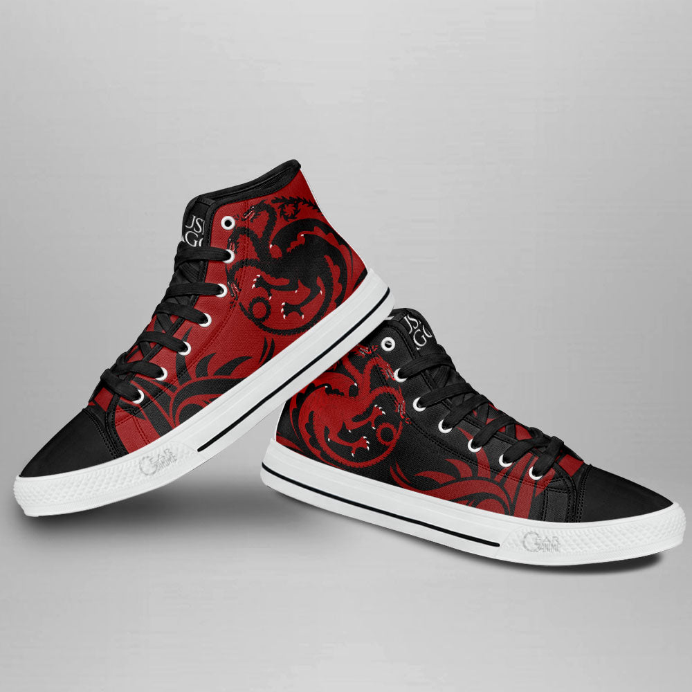House Of Dragon High Top Shoes Custom For Fans-Gear Wanta
