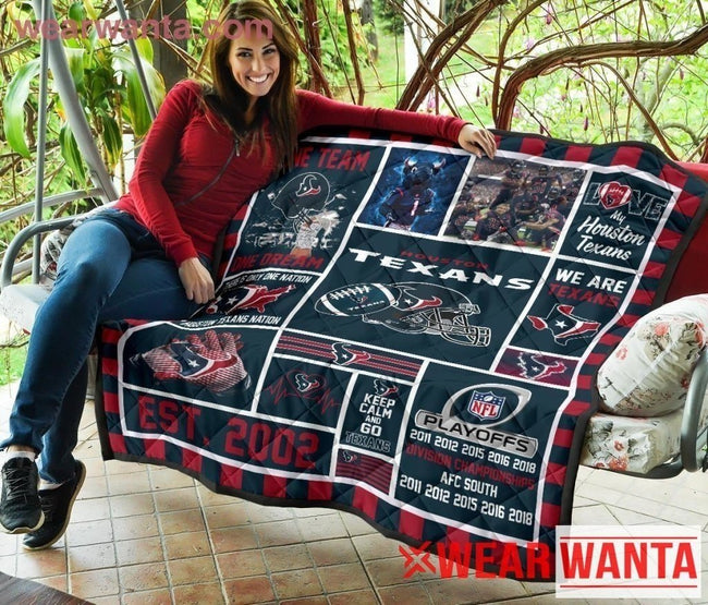 Houston Texans Quilt Blanket-Gear Wanta