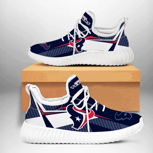 Houston Texans Sneakers Custom 5 Shoes white shoes Fan Gif-Gear Wanta