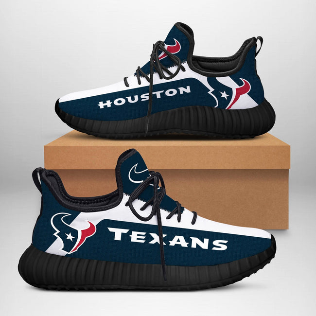 Houston Texans Sneakers Custom Shoes Black shoes 4 Fan Gif-Gear Wanta