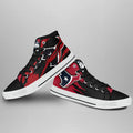 Houston Texans High Top Shoes Custom For Fans-Gear Wanta