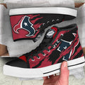 Houston Texans High Top Shoes Custom For Fans-Gear Wanta