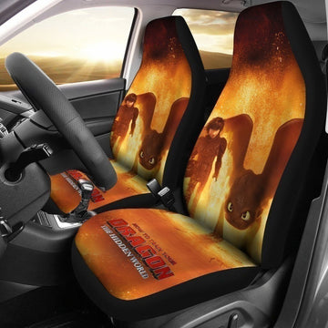 How To Train Your Dragon Car Seat Covers Custom The Hidden World-Gear Wanta