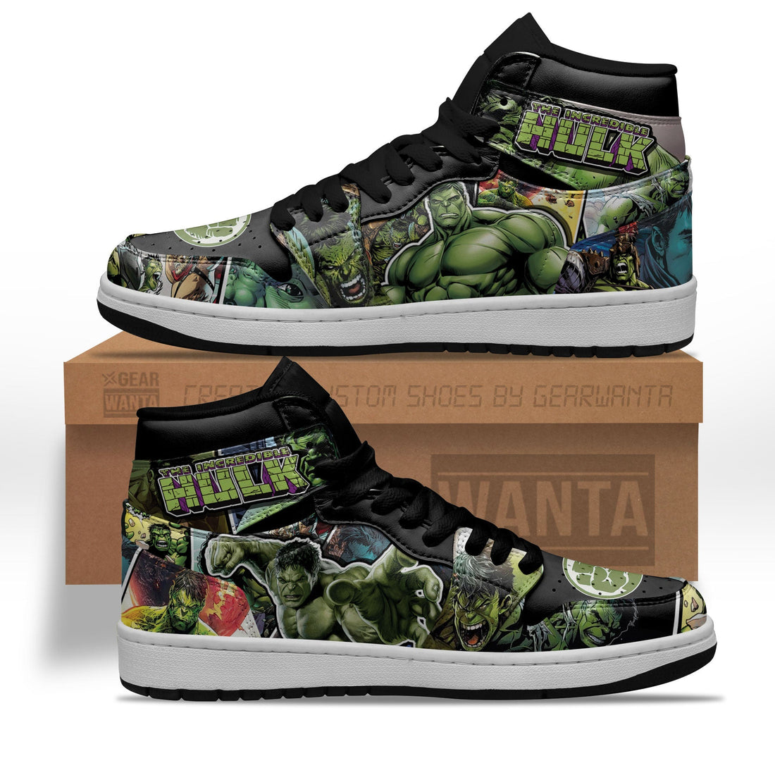 Hulk Shoes Custom Super Heroes Sneakers-Gear Wanta