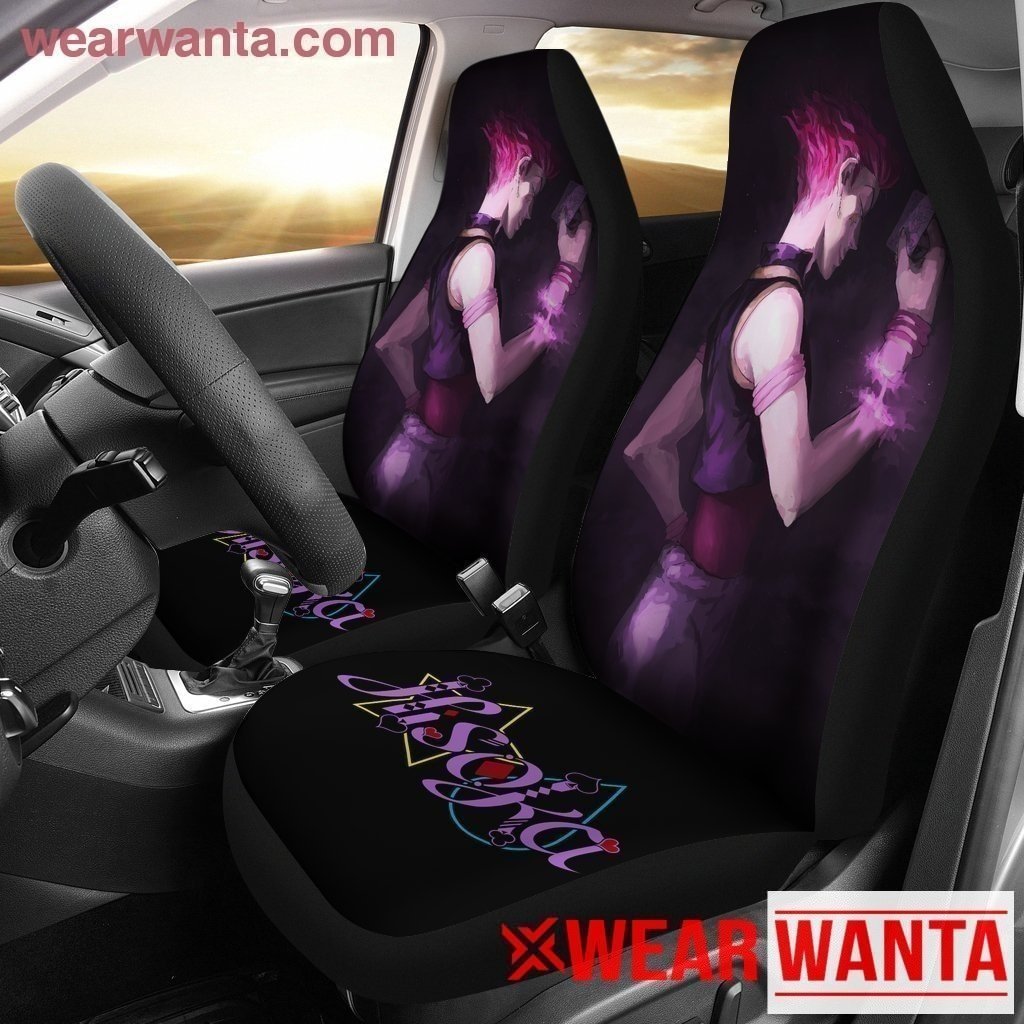 Hunter X Hunter Hisoka Car Seat Covers Custom HxH Anime Car Accessories-Gear Wanta