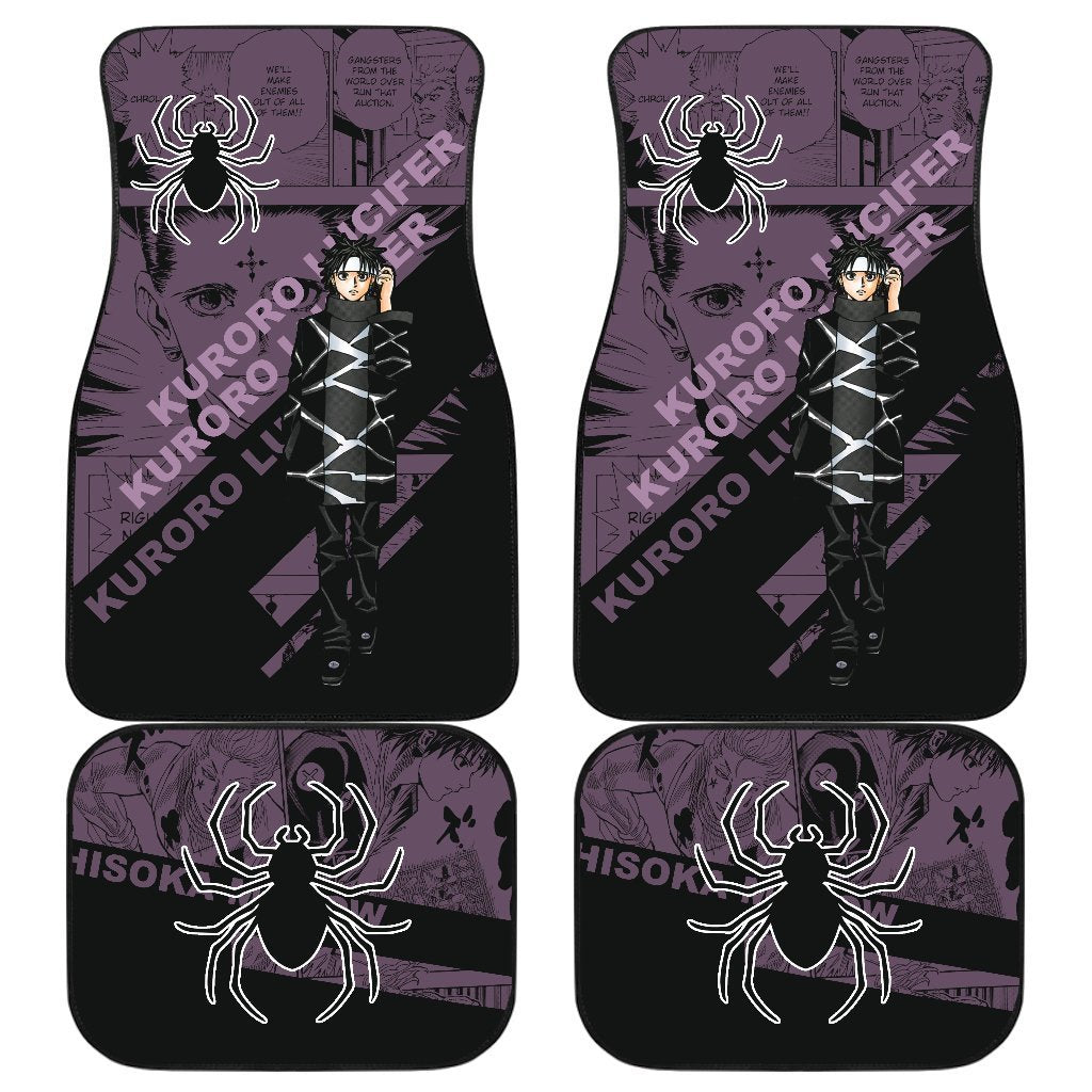 Hunter X Hunter Kuroro Lucilfer Car Floor Mats Custom Anime Car Accessories-Gear Wanta