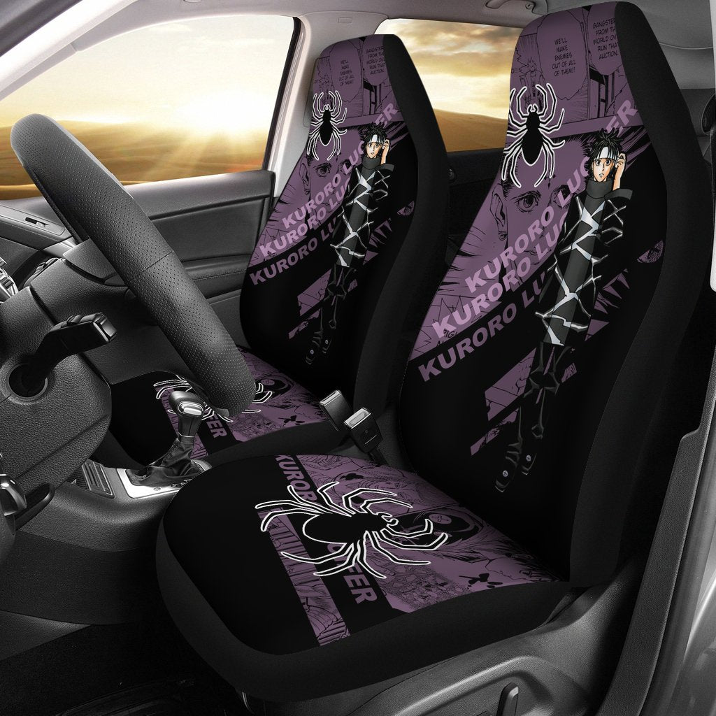 Hunter X Hunter Kuroro Lucilfer Car Seat Covers Custom Anime Car Accessories-Gear Wanta