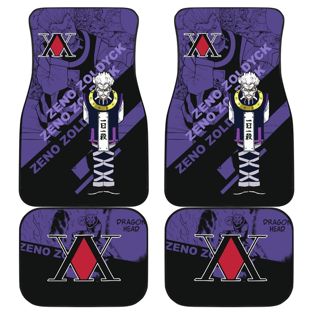 Hunter X Hunter Zeno Zoldyck Car Floor Mats Custom Anime Car Accessories-Gear Wanta