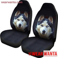 Husky With Blue Eyes Dog Car Seat Covers LT03-Gear Wanta