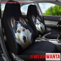Husky With Blue Eyes Dog Car Seat Covers LT03-Gear Wanta