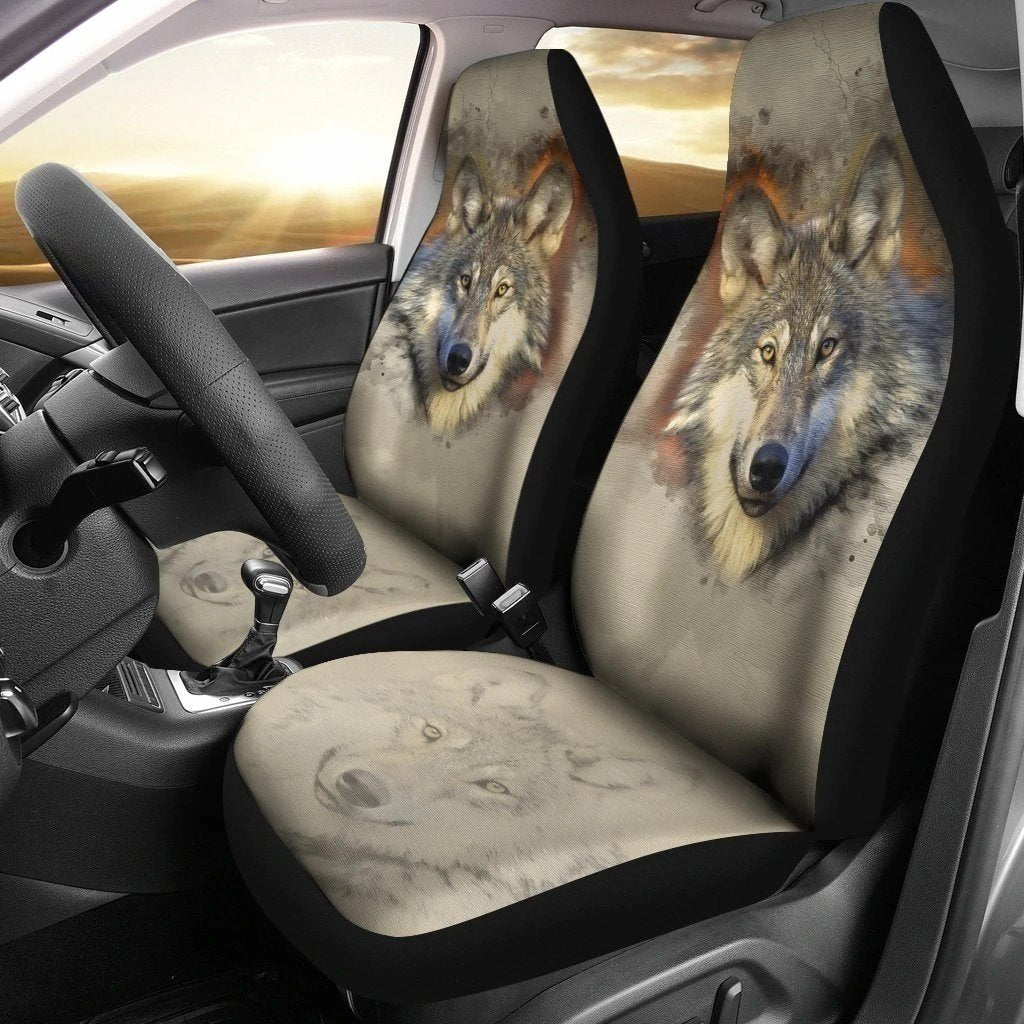 I Am A Wolf Car Seat Covers-Gear Wanta