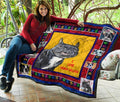 I Love French Bulldog Quilt Blanket For Frenchie Lover-Gear Wanta