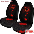 IT Pennywise Car Seat Covers Custom Horror Fan Car Accessories-Gear Wanta