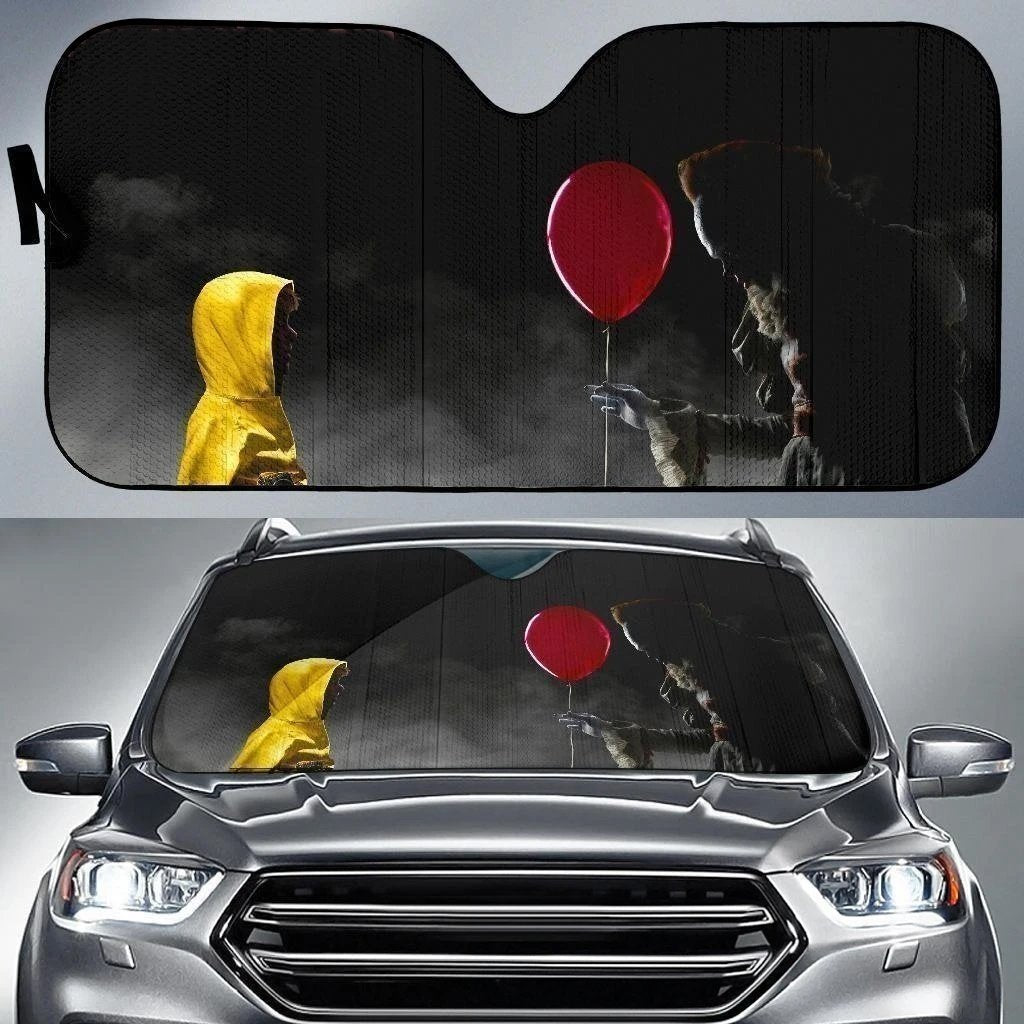 IT Pennywise Balloon Car Sun Shade Horror Fan-Gear Wanta