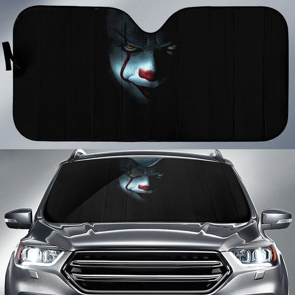 IT Pennywise Car Sun Shade Custom Idea-Gear Wanta