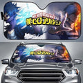 Ice And Fire My Hero Academia Car Sun Shade MN05-Gear Wanta