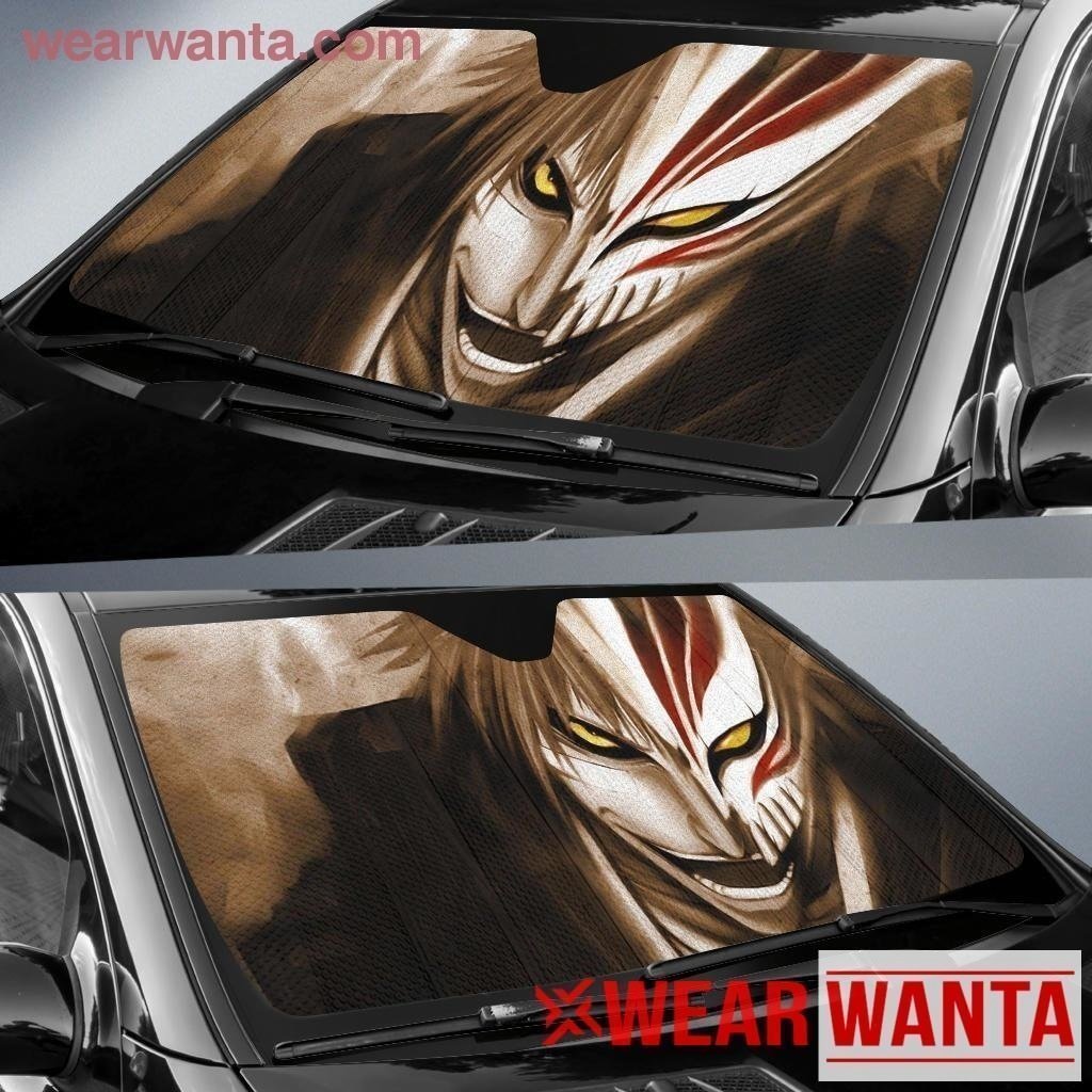 Ichigo Hollow Haft Face Bleach Anime Car Sun Shade NH06-Gear Wanta