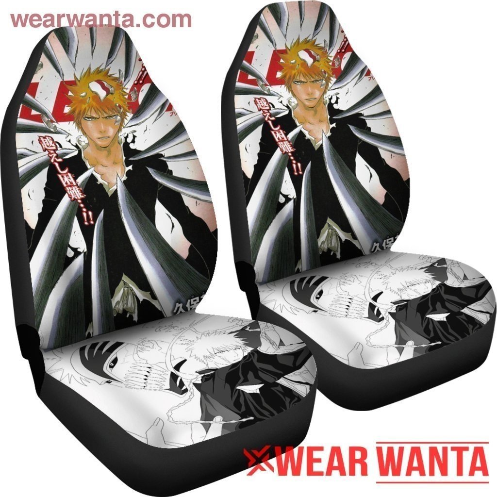 Ichigo Kurosaki Bleach Anime Car Seat Covers NH06-Gear Wanta