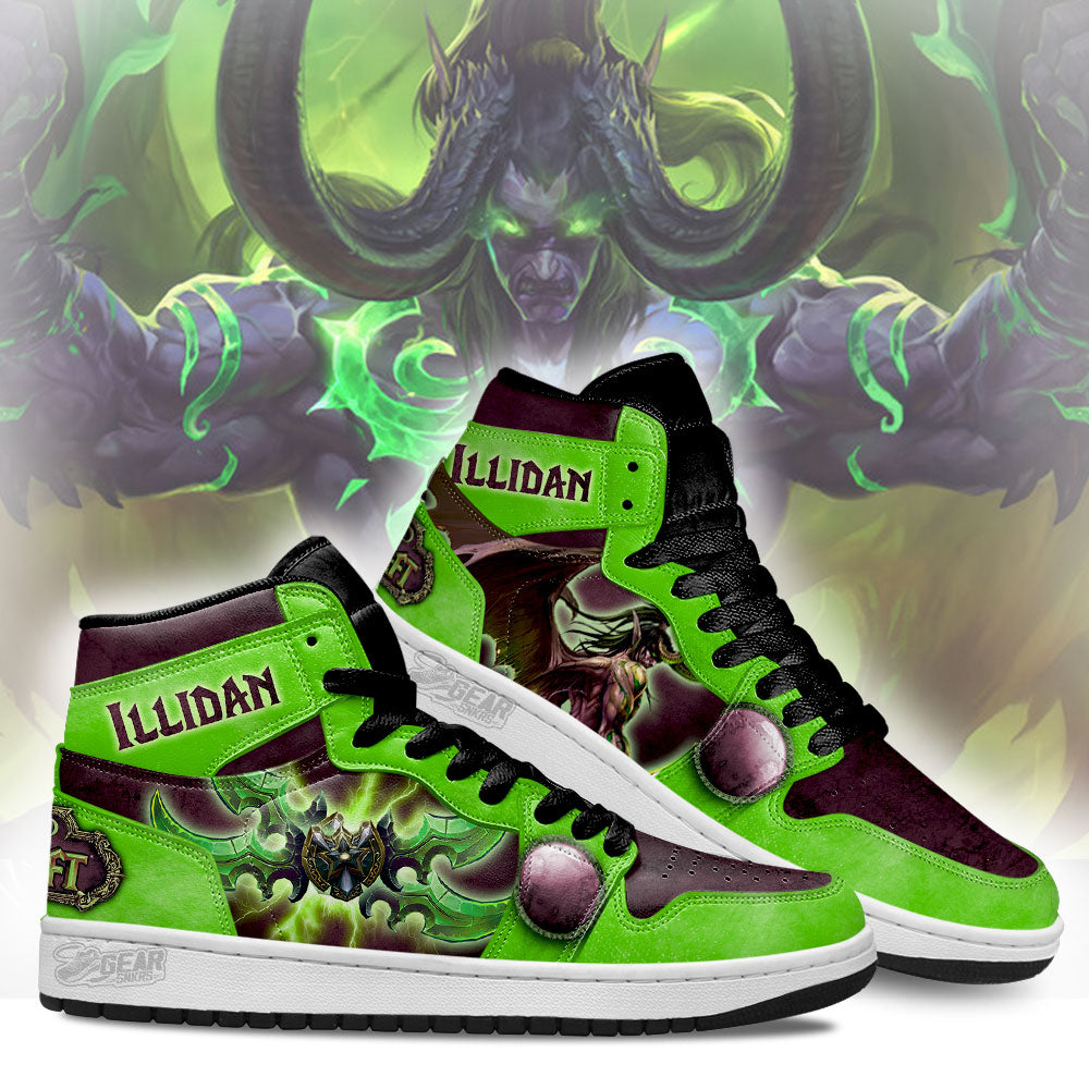 Illidan World of Warcraft Shoes Custom For Fans-Gear Wanta