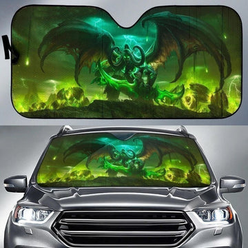 Illidan Stormrage World Of Warcraft Car Sun Shade-Gear Wanta