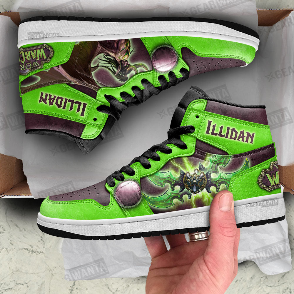 Illidan World of Warcraft Shoes Custom For Fans-Gear Wanta