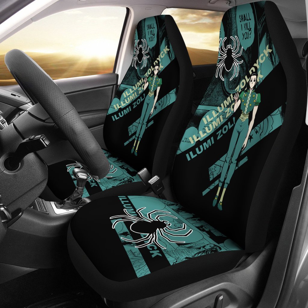 Illumi Zoldyck Characters Hunter X Hunter Car Seat Covers Anime Gift-Gear Wanta
