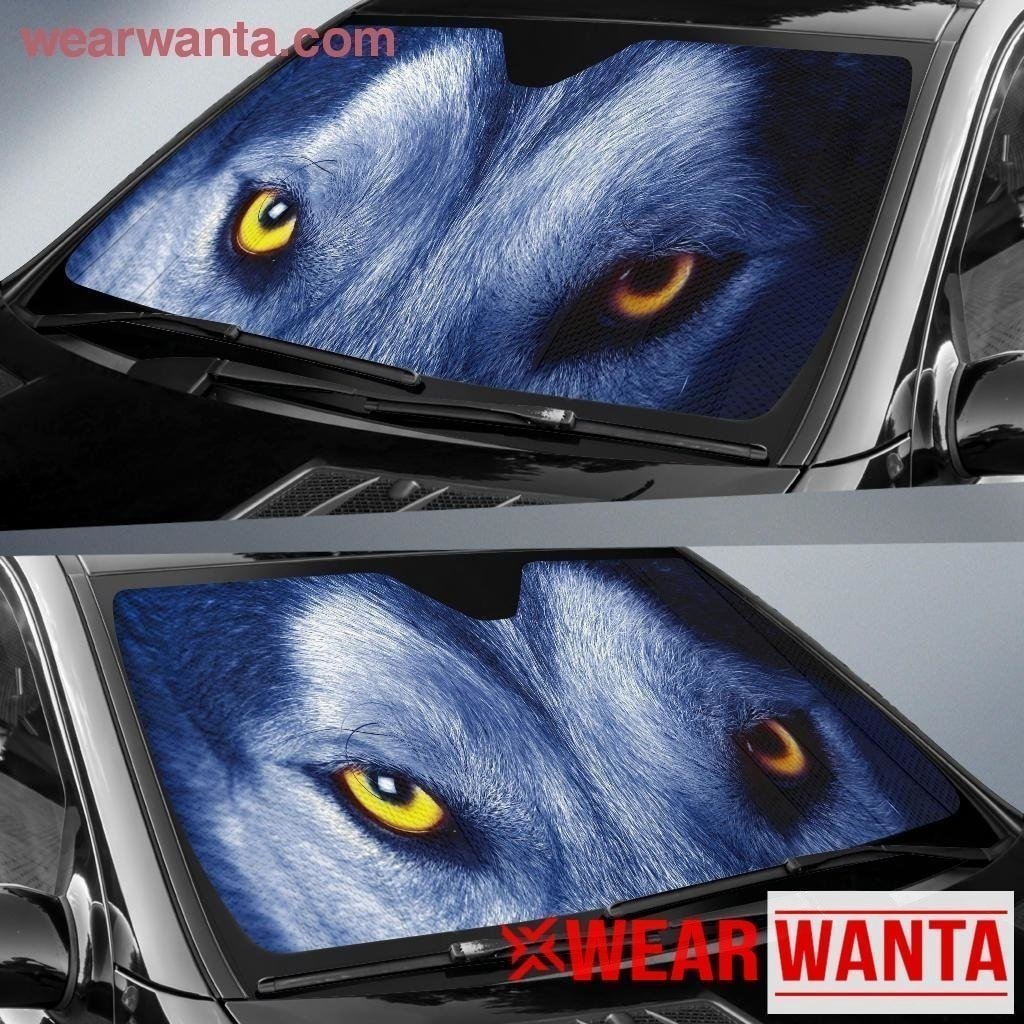 I'm Watching You Wolf Eyes Car Sun Shade-Gear Wanta