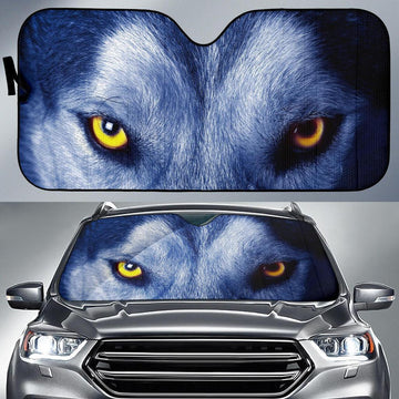 I'm Watching You Wolf Eyes Car Sun Shade-Gear Wanta