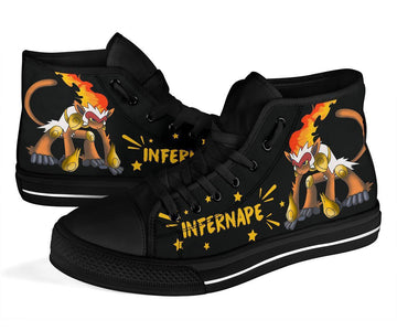 Infernape High Top Shoes Gift Idea-Gear Wanta