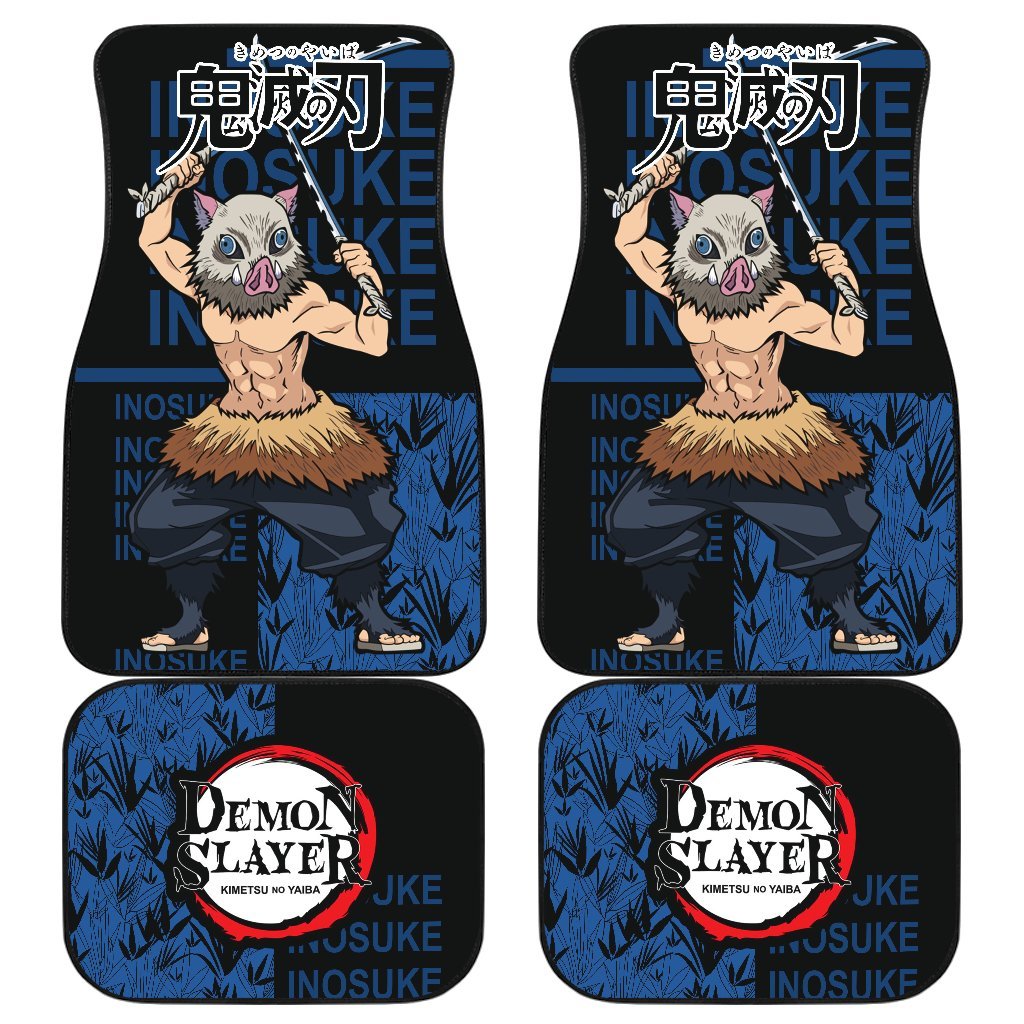 Inosuke Demon Slayer Car Floor Mats Gift Anime-Gear Wanta