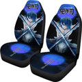 Inosuke Demon Slayer Under The Moon Car Seat Covers Custom Anime Car Accessories-Gear Wanta