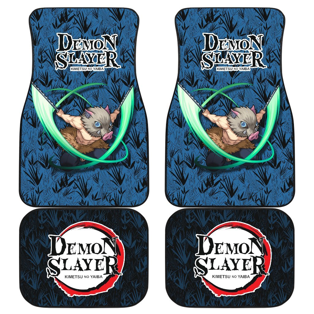 Inosuke Demon Slayer Uniform Car Floor Mats Anime-Gear Wanta