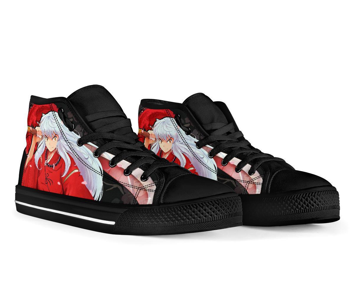 Inuyasha Sneakers Anime High Top Shoes Custom Idea PT20-Gear Wanta